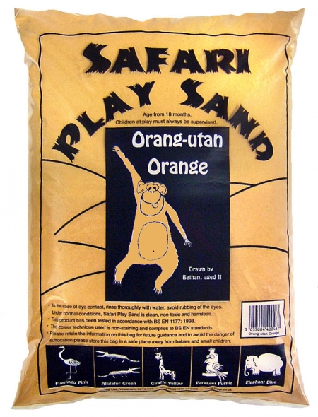 Safari Play Sand - Orang-utan Orange